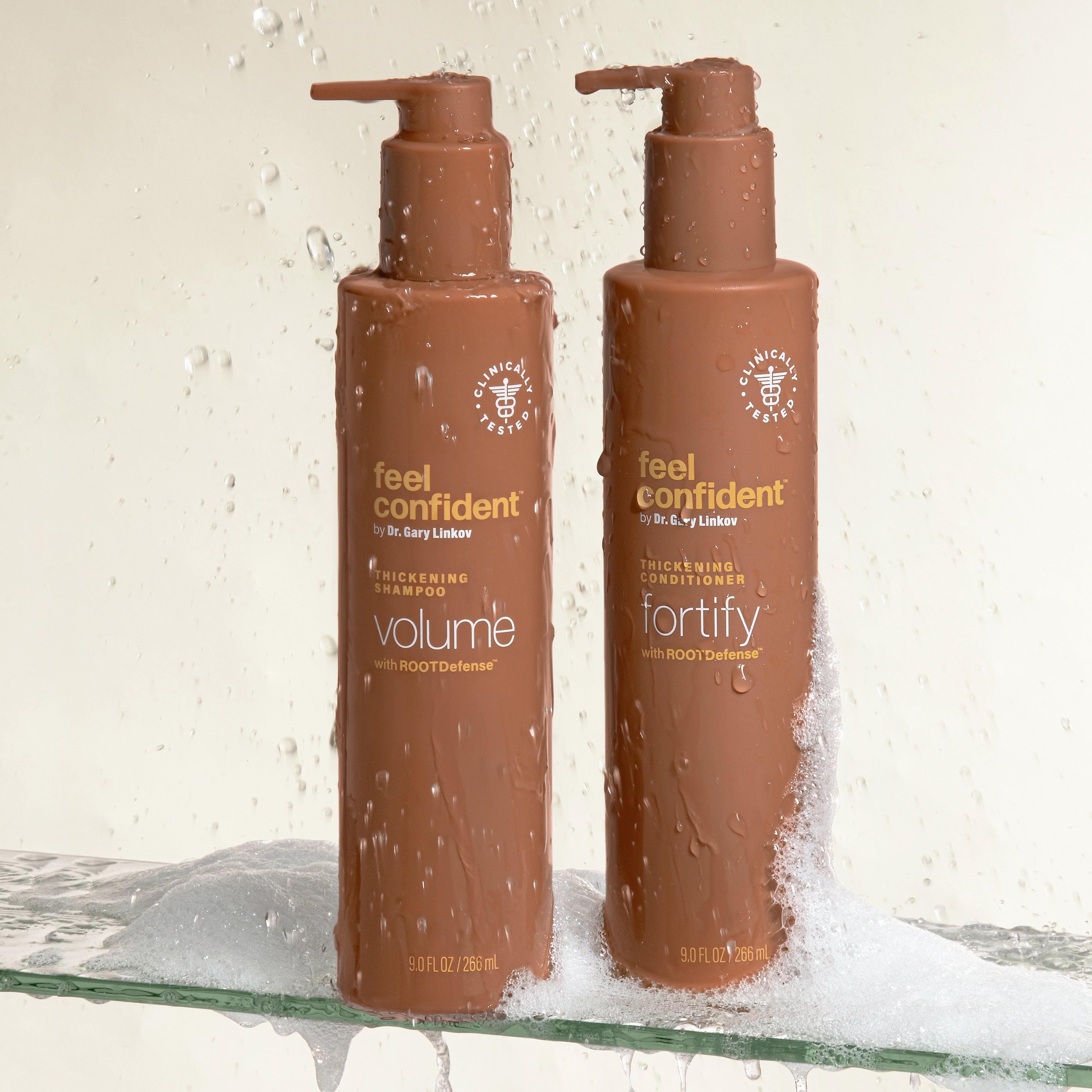 Thickening Shampoo & Conditioner Duo for Thinning Hair — Feel Fuller | Feel Confident® 