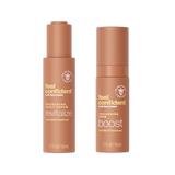 Feel Confident® ROOTDefense™ Power Duo — Scalp Serum and Thickening Foam set for hair growth and volume