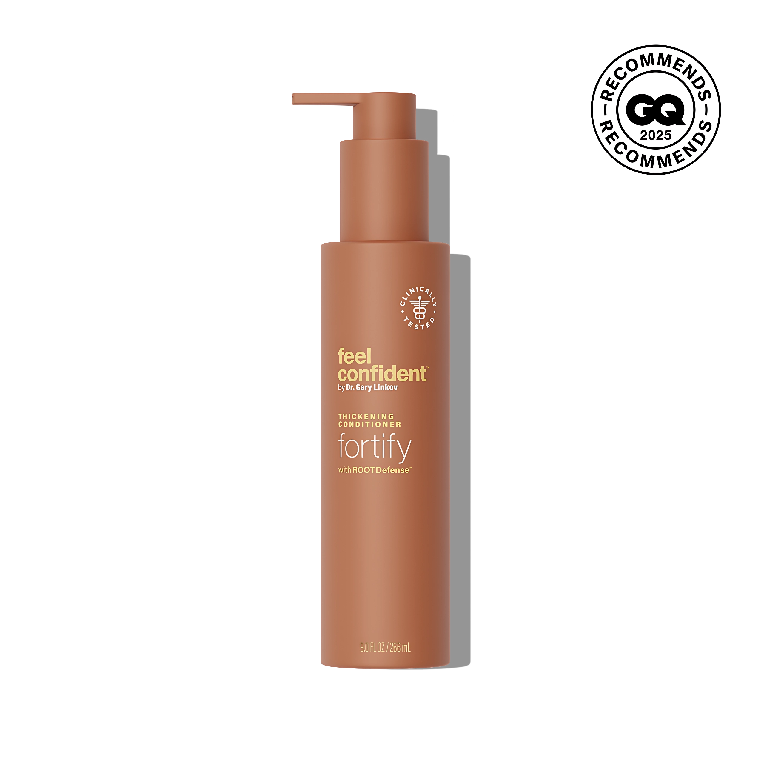 Feel Confident Thickening Conditioner 266mL bottle — sulfate-free DHT-blocking conditioner for thinning hair
